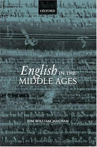 Cover of English in the Middle Ages by Tim William Machan