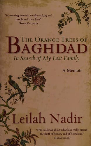 Cover of The orange trees of Baghdad by Leilah Nadir