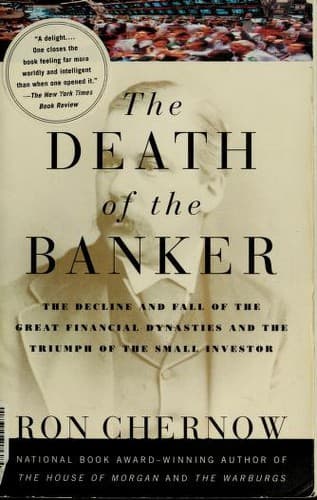 Cover of The death of the banker by Ron Chernow