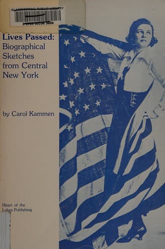 Cover of Lives passed by Carol Kammen