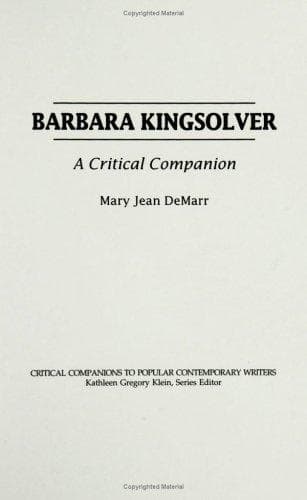 Cover of Barbara Kingsolver by Mary Jean DeMarr