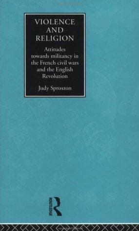 Cover of Violence and religion by Judy Sproxton