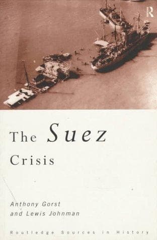 Cover of The Suez crisis by Anthony Gorst