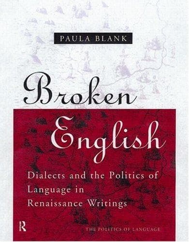 Cover of Broken English by Paula Blank