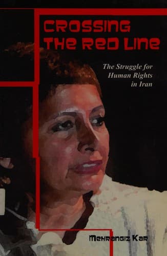 Cover of Crossing the red line by Mihrangåiz Kåar