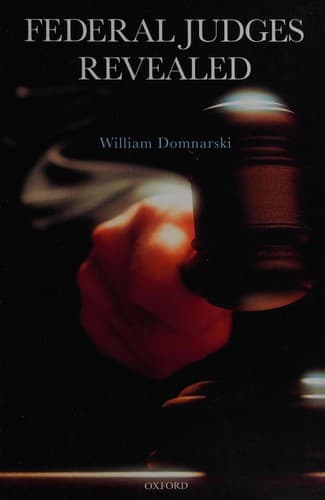 Cover of Federal judges revealed by William Domnarski