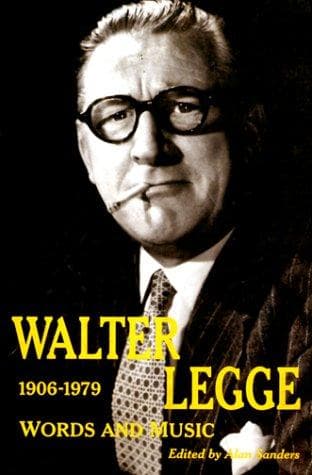Cover of Walter Legge by Walter Legge