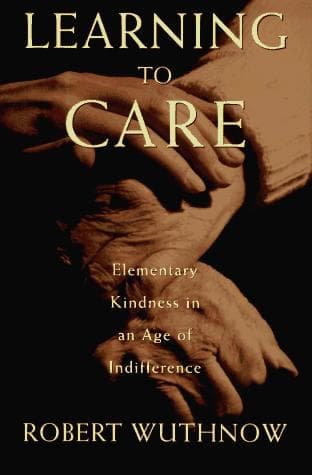Cover of Learning to care by Robert Wuthnow