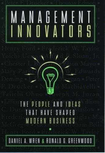 Cover of Management innovators by Daniel A. Wren