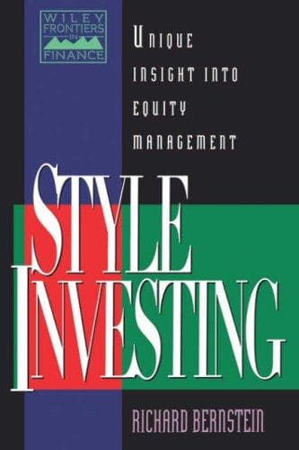Cover of Style investing by Bernstein, Richard