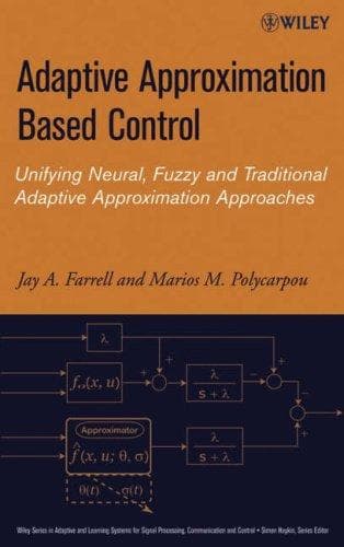Cover of Adaptive approximation based control by Jay Farrell