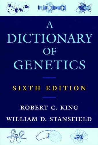 Cover of A dictionary of genetics by Robert C. King