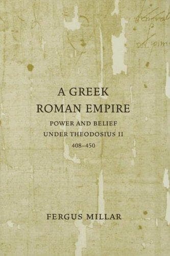 Cover of A Greek Roman Empire by Fergus Millar