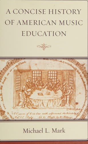 Cover of A concise history of American music education by Michael L. Mark