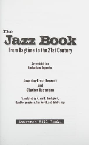 Cover of The jazz book by Joachim-Ernst Berendt