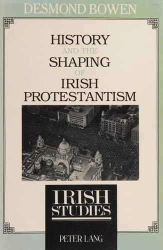 Cover of History and the shaping of Irish Protestantism by Desmond Bowen