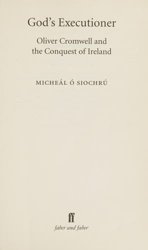 Cover of God's executioner by Micheál Ó Siochrú