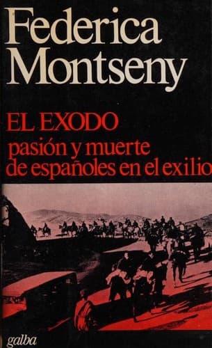 Cover of El éxodo by Federica Montseny