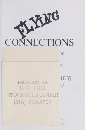 Cover of Flying connections by Ann Marie Kelly