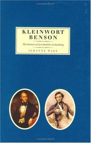 Cover of Kleinwort, Benson by Jehanne Wake