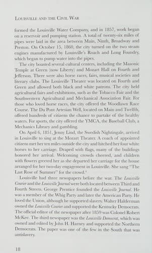 Cover of Louisville and the Civil War by Bryan S. Bush