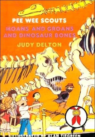 Cover of Moans and groans and dinosaur bones by Judy Delton