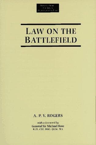 Cover of Law on the battlefield by A. P. V. Rogers