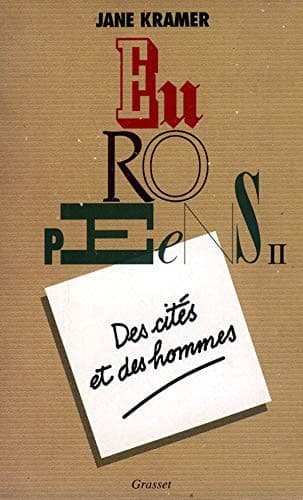 Cover of Européens by Jane Kramer