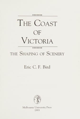 Cover of The coast of Victoria by Eric C. F. Bird