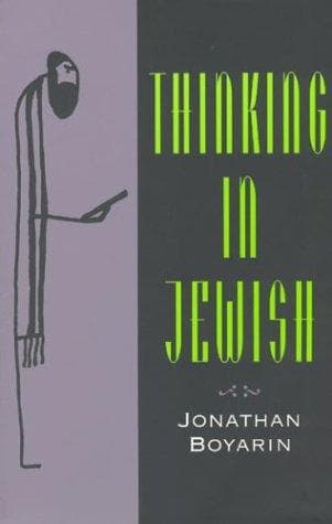 Cover of Thinking in Jewish by Jonathan Boyarin