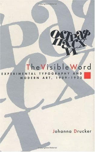Cover of The visible word by Johanna Drucker