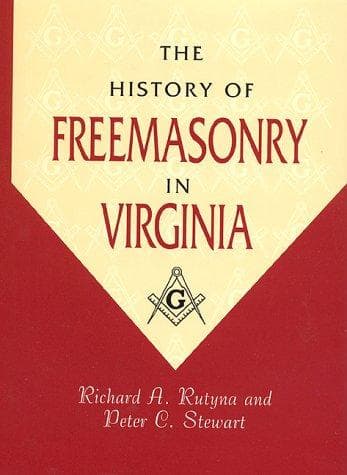 Cover of The history of freemasonry in Virginia by Richard A. Rutyna