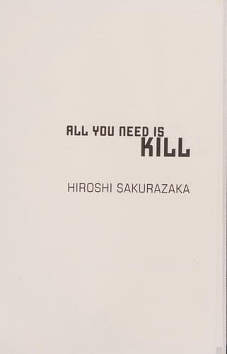 Cover of All You Need Is Kill by Hiroshi Sakurazaka