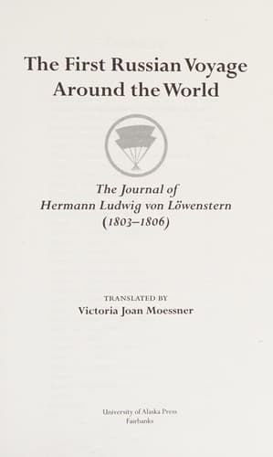 Cover of The first Russian voyage around the world by Hermann Ludwig von Löwenstern
