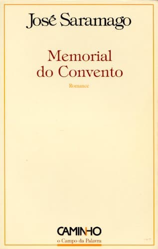 Cover of Memorial do Convento by José Saramago