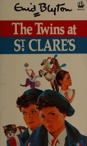 Cover of The Twins at St. Clare's by Enid Blyton