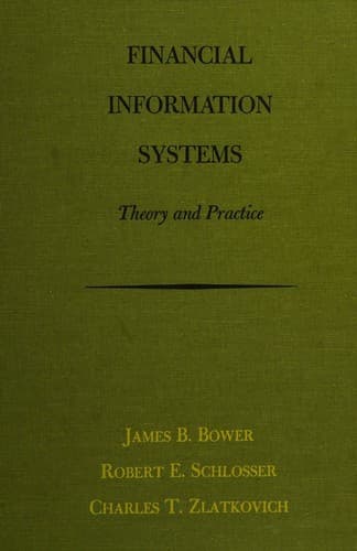 Cover of Financial information systems by James B. Bower