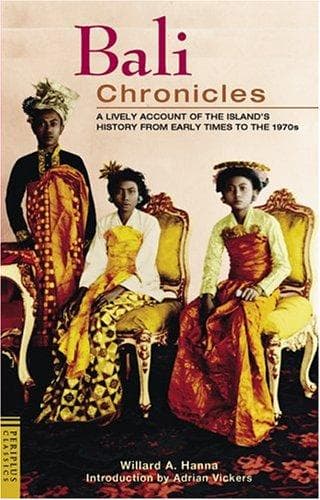 Cover of Bali chronicles by Willard Anderson Hanna
