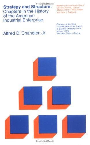 Cover of Strategy and structure by Alfred D. Chandler Jr