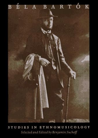 Cover of Bela Bartók studies in ethnomusicology by Béla Bartók