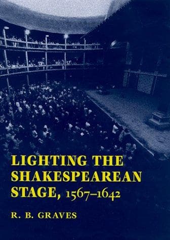 Cover of Lighting the Shakespearean stage, 1567-1642 by R. B. Graves