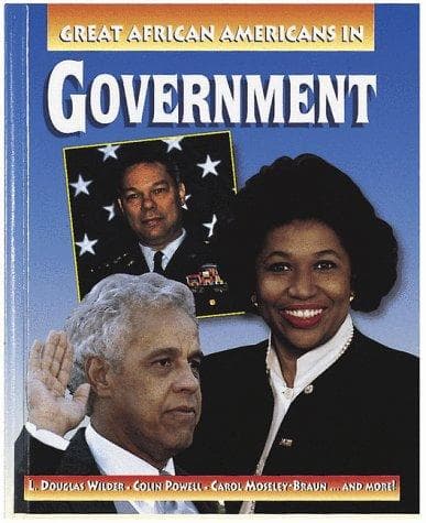Cover of Great African Americans in government by Karen Dudley