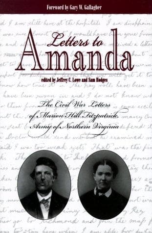 Cover of Letters to Amanda by Marion Hill Fitzpatrick