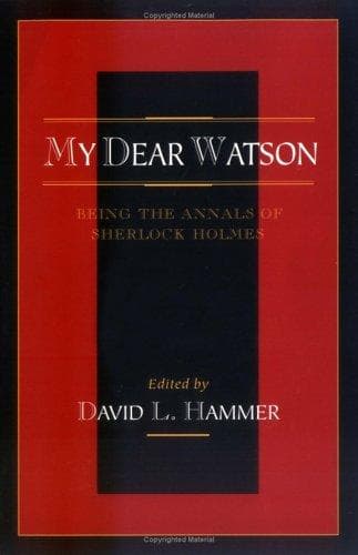 Cover of My Dear Watson by Angus Maclaren