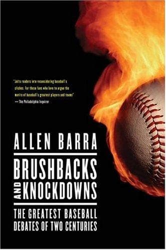 Cover of Brushbacks and Knockdowns by Allen Barra