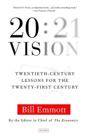 Cover of 20:21 Vision by Bill Emmott