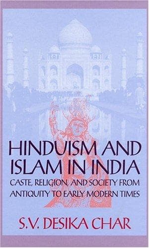 Cover of Hinduism and Islam in India by S. V. Desika Char