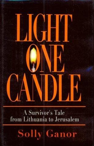 Cover of Light one candle by Solly Ganor