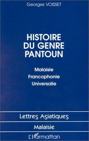 Cover of Histoire du genre pantoun by Georges Voisset