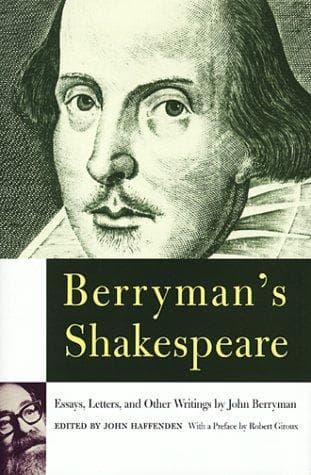 Cover of Berryman's Shakespeare by John Berryman